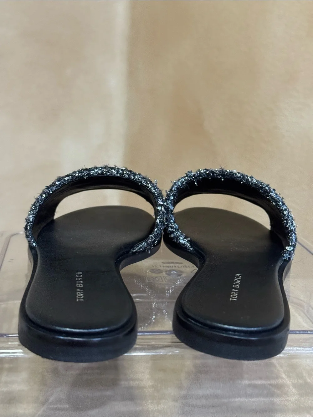 Tory Burch Sequin Slide Sandals